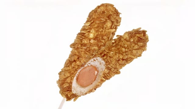 Crunchy Cereal Original Hot Dog.